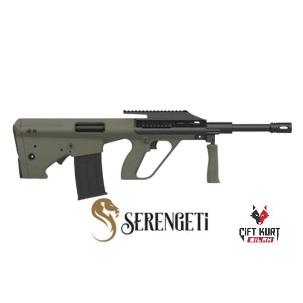 Serengeti AUG 12 Yeşil Bullpup Şarjörlü Otomatik Av Tüfeği